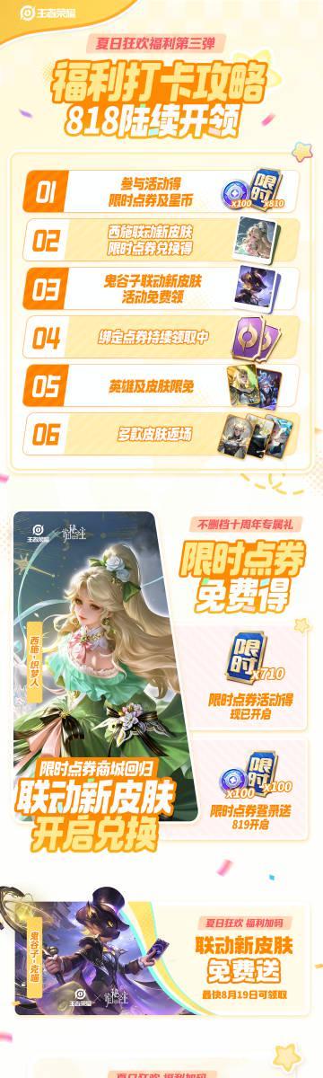 《王者荣耀》818福利活动开启！海外玩家如何用Sixfast加速领取限时点券？