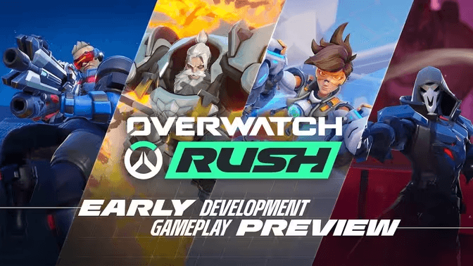 守望先锋全新手游Overwatch Rush实机演示公开